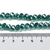 Electroplate Glass Beads Strands EGLA-A034-T6mm-C03-6