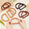 10Pcs 5 Colors Wood Bag Handles FIND-PH0010-72-3