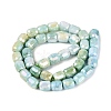 Anti-Tarnish Electroplate Glass Beads Strands EGLA-N027-03A-02-2
