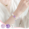 60Pcs 3 Colors Resin Imitation Pearl Beads RESI-PH0001-93-6