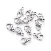 304 Stainless Steel Lobster Claw Clasps STAS-H353-E-02-2