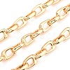 Alloy Teardrop Link Chains LCHA-K001-02G-1