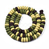 Handmade Polymer Clay Beads Strands CLAY-N008-008W-4