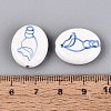 Handmade Porcelain Beads PORC-Q005-12D-3
