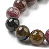 Natural Multicolor Tourmaline Beads strands G-C076-8mm-10-5