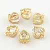 Heart Alloy Charms X-ZIRC-R007-043A-03-2