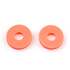 Handmade Polymer Clay Beads Strands CLAY-R089-6mm-064-7