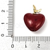 Brass Enamel Pendants KK-R224-12A-G-3