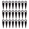24Pcs 201 Stainless Steel Pendants STAS-HY0001-66-1