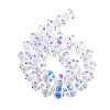 Glass with Enamel Beads Strands GLAA-M047-01G-2
