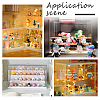 2-Tier Transparent Acrylic Minifigures Display Case ODIS-WH0043-68A-6