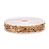 Real 16K Gold Plated Brass Oval Link Chains CHC-TADZ0001-01G-2
