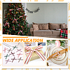 2 Rolls 2 Styles Polyester Striped Ribbon OCOR-ME0001-98-5