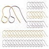 100Pcs 2 Colors 316 Surgical Stainless Steel Earring Hooks JX216A-1