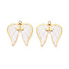 304 Stainless Steel Enamel Pendants STAS-T069-54-1