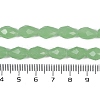 Electroplate Imitation Jade Glass Beads Strands EGLA-N013-J6mm-D04-4