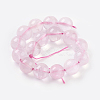 Natural Rose Quartz Beads Strands G-C076-12mm-3-2