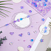 Transparent Spray Painted Glass & Acrylic Beads Findings Kits FIND-HY0004-64B-2