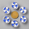 Transparent Enamel Acrylic Beads TACR-S155-005A-3