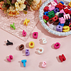 72Pcs Opaque Acrylic Beads Sets OACR-ME0001-25-4