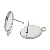 304 Stainless Steel Stud Earring STAS-C117-07P-2