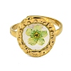 Brass Adjustable Rings for Women RJEW-G265-10G-3