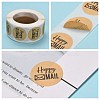 Self-Adhesive Kraft Paper Gift Tag Stickers DIY-G013-A18-4