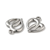Non-Tarnish 304 Stainless Steel Charms STAS-G322-01P-2