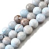 Natural Dyed Marble Beads Strands G-D315-A01-01-8mm-2