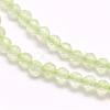 Natural Prehnite Beads Strands G-F509-30-2mm-3