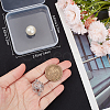 Anti-Tarnish 1Pc Rhodium Plated 925 Sterling Silver Empty Bead Cage Pendants STER-BBC0005-71P-3