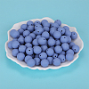 Round Silicone Focal Beads SI-JX0046A-49-3