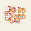 Moon with Unicorn Food Grade Eco-Friendly Silicone Focal Beads LS-SIL-SZC0008-05F-1