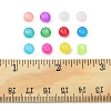 480Pcs 12 Colors Baking Paint Imitation Jade Glass Round Bead Strands DGLA-FS0001-01-6