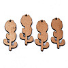 Printed Basswood Pendants LS-X-WOOD-N006-54-2