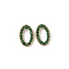 304 Stainless Steel Rhinestone Cabochons STAS-A057-04G-C02-1