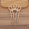 Alloy Hair Comb Findings PW-WGF8823-03-1