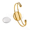 DIY Blank Dome Bangle Making Kit DIY-FS0003-50G-4