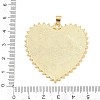 Natural White Shell Pendants KK-C162-001B-G-3