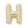 Rack Plating Brass Micro Pave Cubic Zirconia Pendants KK-Q790-01H-G-1