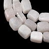 Natural Selenite Beads Strands G-D098-D17-4