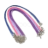 30Pcs 5 Colors Waxed Cord Necklace Making NCOR-FS0001-01-1