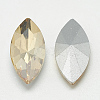 Pointed Back Glass Rhinestone Cabochons RGLA-T083-9x18mm-06-2