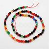 Natural Agate Bead Strands G-G882-4mm-A07-2