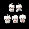 Opaque Resin Pendants RE-CBAD0A2-11P-1