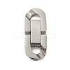 Non-Tarnish 304 Stainless Steel Fold Over Clasps STAS-B029-05B-1-1