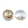 Pointed Back Glass Rhinestone Cabochons RGLA-T029-8mm-09-2