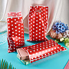 Polka Dot PET Plastic Packing Bags with Die Cut Hole Handle ABAG-TADJ0002-001F-4