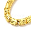 Electroplated Natural Lava Rock Beads Strands G-G984-03G-3