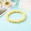 Opaque Acrylic Beads Stretch Bracelet for Kid BJEW-JB06586-3